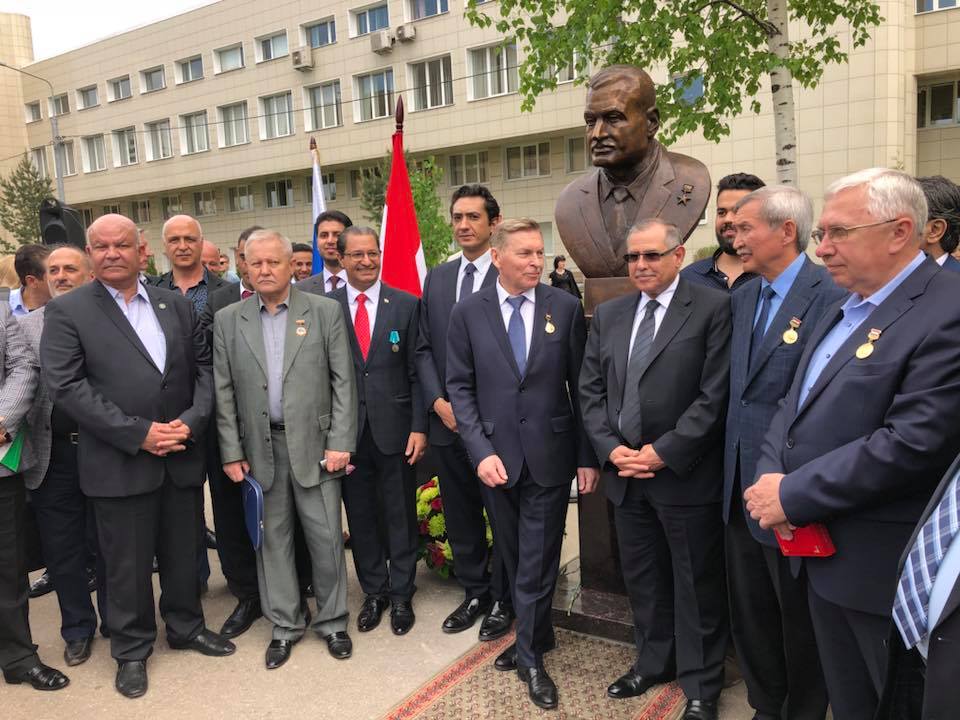 احتفالية كبرى بساحة مكشوفة بجامعة الصداقة بقلب موسكو ازاحة الستار عن تمثال برونزى جديد للزعيم جمال عبد الناصر2018